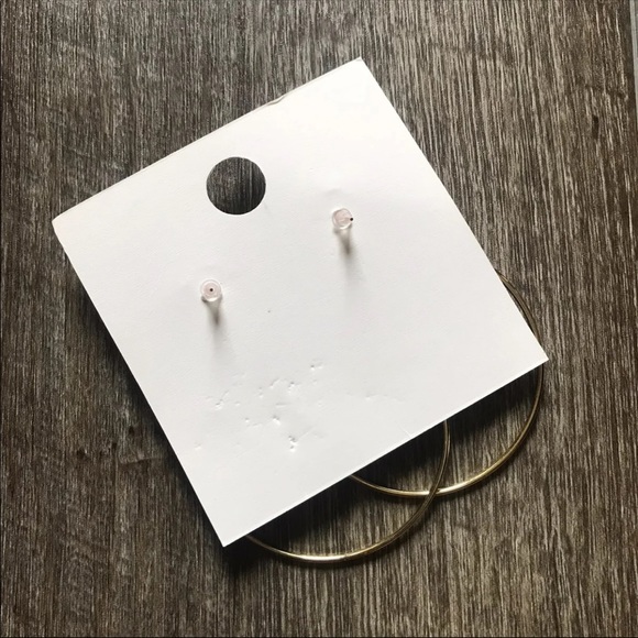 NEW Evil Eye Gold Hoop Earrings - Picture 3 of 5